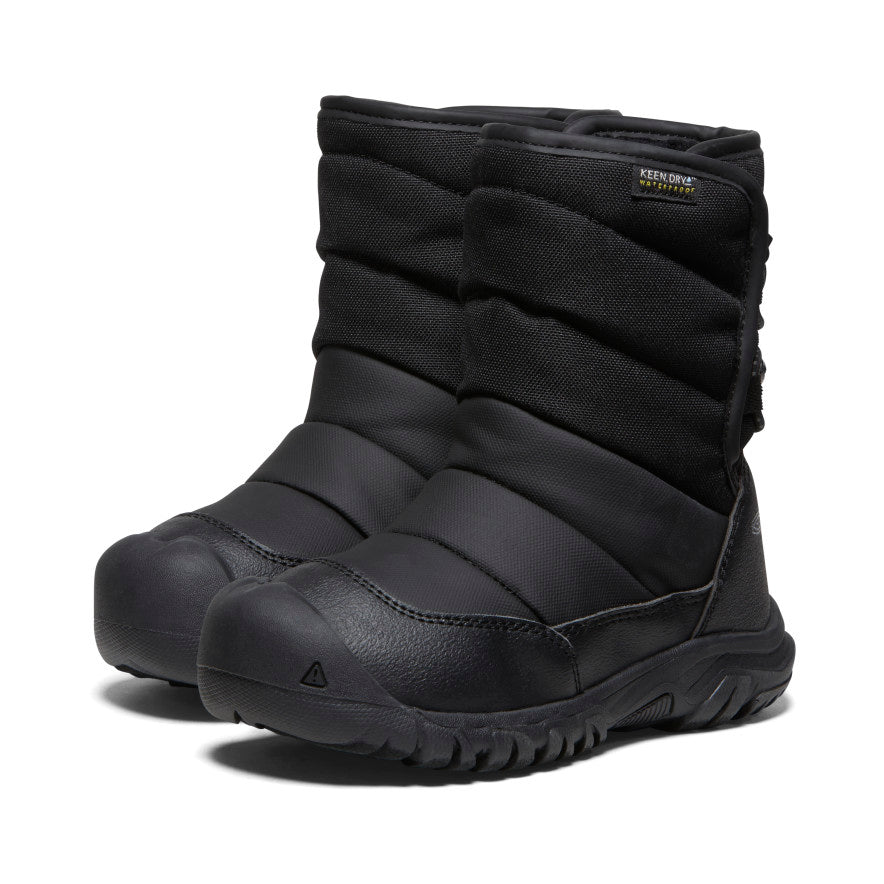 Keen Puffrider Waterproof Winter Sneeuwlaarzen Kinderen Zwart Grijs | KAW1427GC