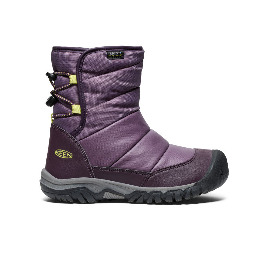 Keen Puffrider Waterproof Winter Sneeuwlaarzen Big Kinderen Zwart Paars Groen | FHQ2836ZC