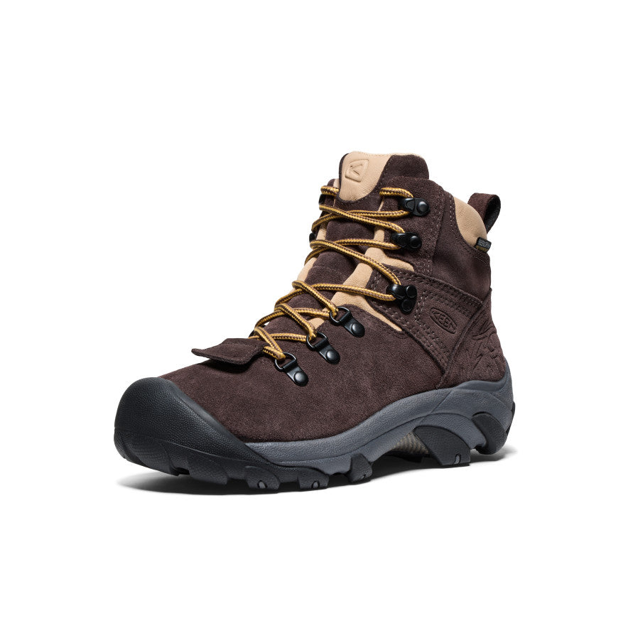 Keen Pyrenees Waterproof x Mountain Research Wandellaarzen Dames Blauw Bruin | PRX775RK