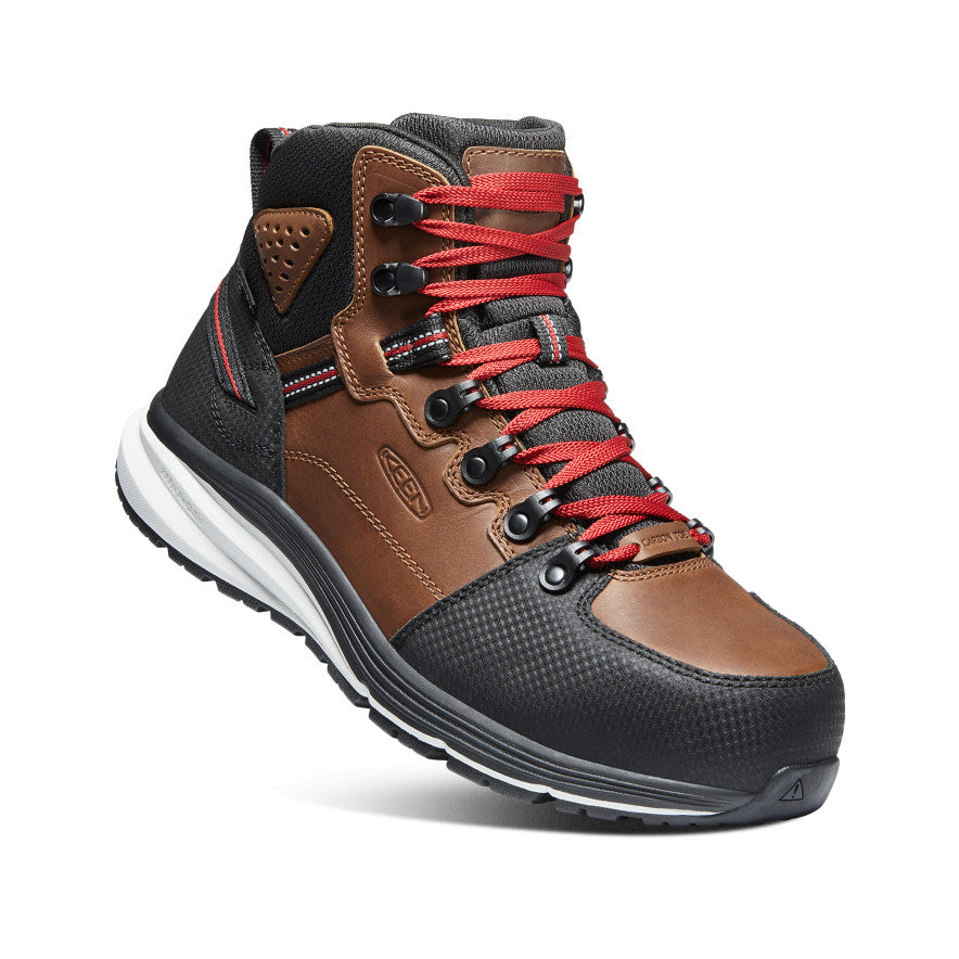 Keen Red Hook Waterproof Werklaarzen Heren Bruin Zwart | GJL1291HZ