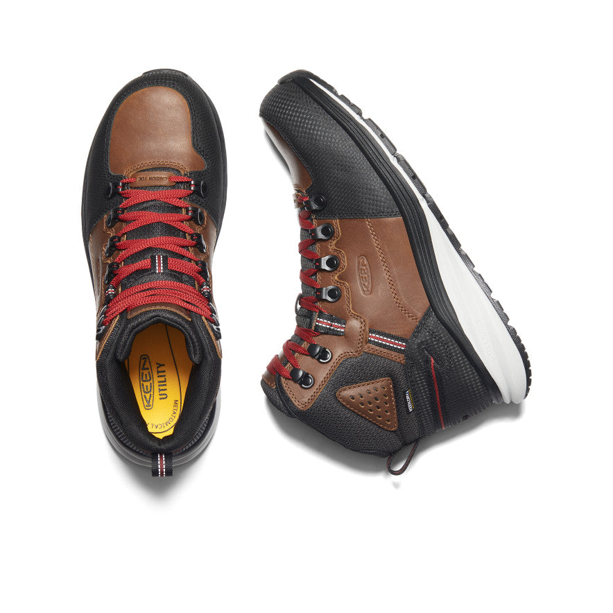 Keen Red Hook Waterproof Werklaarzen Heren Bruin Zwart | GJL1291HZ