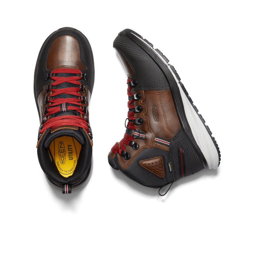 Keen Red Hook Waterproof Werklaarzen Heren Bruin Zwart | NLA2578YR