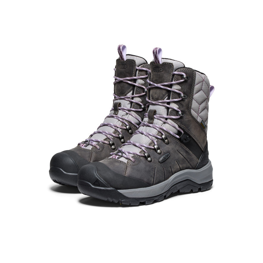 Keen Revel IV High Polar Waterproof Sneeuwlaarzen Dames Grijs Paars | AJG8899ZH