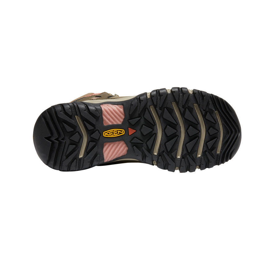 Keen Ridge Flex Waterproof Werklaarzen Dames Bruin Donkerrood | ATJ9184RK