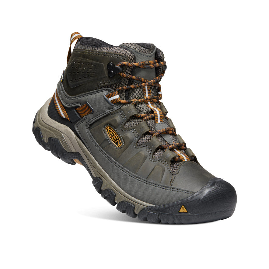 Keen Targhee III Waterproof Mid Wide Wandellaarzen Heren Zwart Olijfgroen Bruin | DZO6111DN