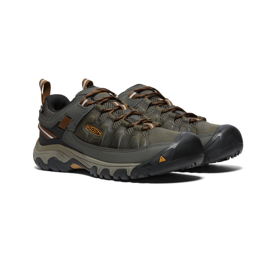 Keen Targhee III Waterproof Werkschoenen Heren Zwart Olijfgroen Bruin | KVN1216ZZ