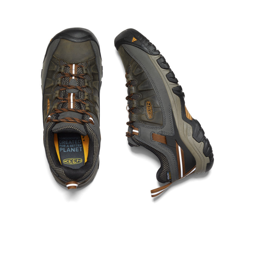 Keen Targhee III Waterproof Werkschoenen Heren Zwart Olijfgroen Bruin | KVN1216ZZ