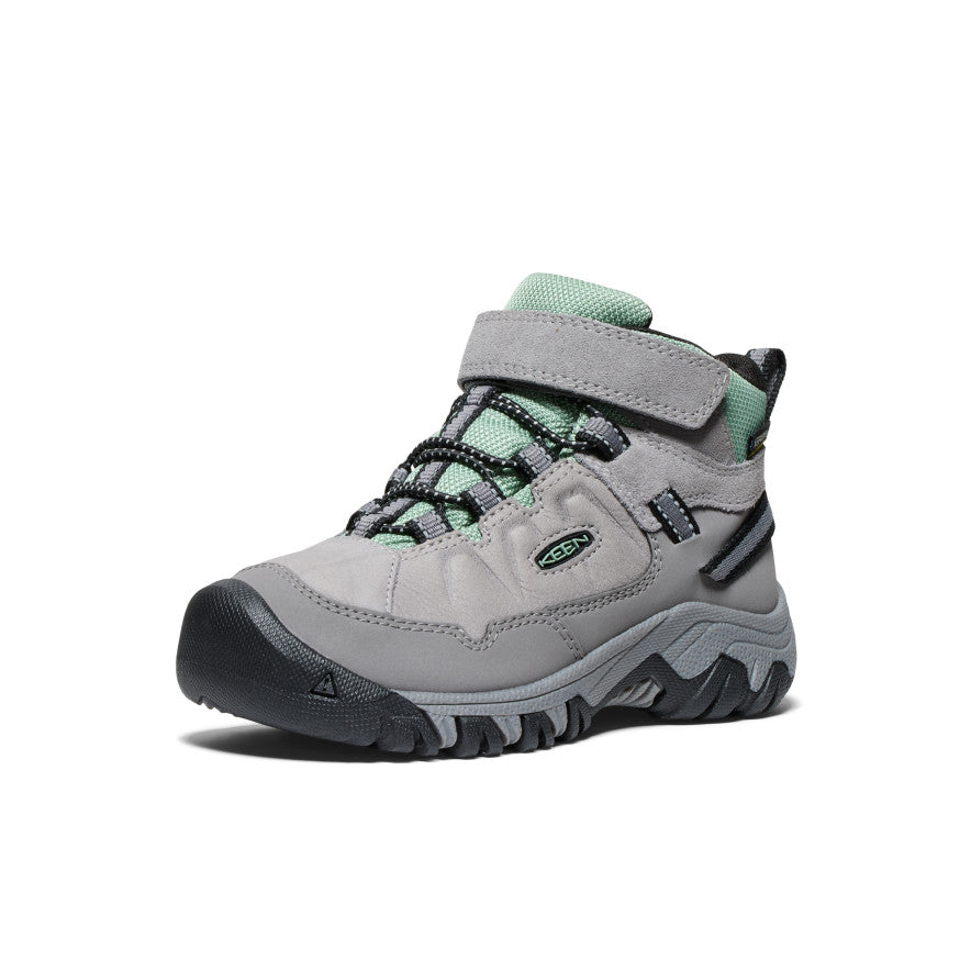 Keen Targhee IV Waterproof Wandellaarzen Kinderen Grijs Groen | FTR1794TN