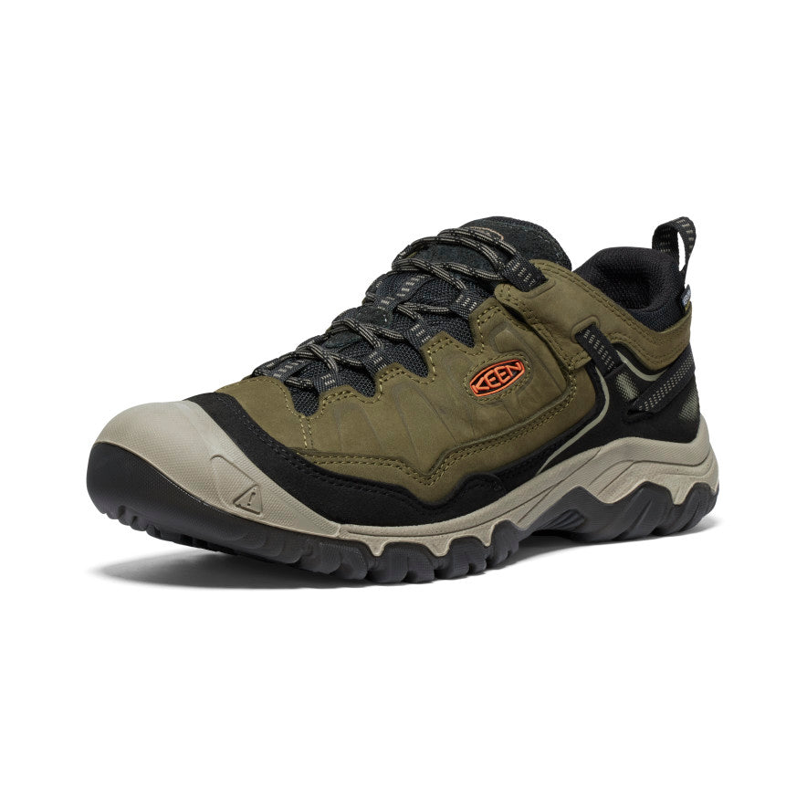 Keen Targhee IV Wide Waterproof Wandelschoenen Heren Donkerolijfgroen Goud | QEW581PK