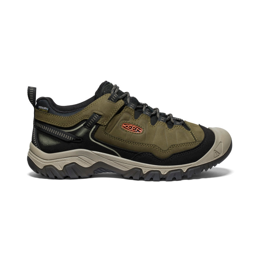 Keen Targhee IV Wide Waterproof Wandelschoenen Heren Donkerolijfgroen Goud | QEW581PK