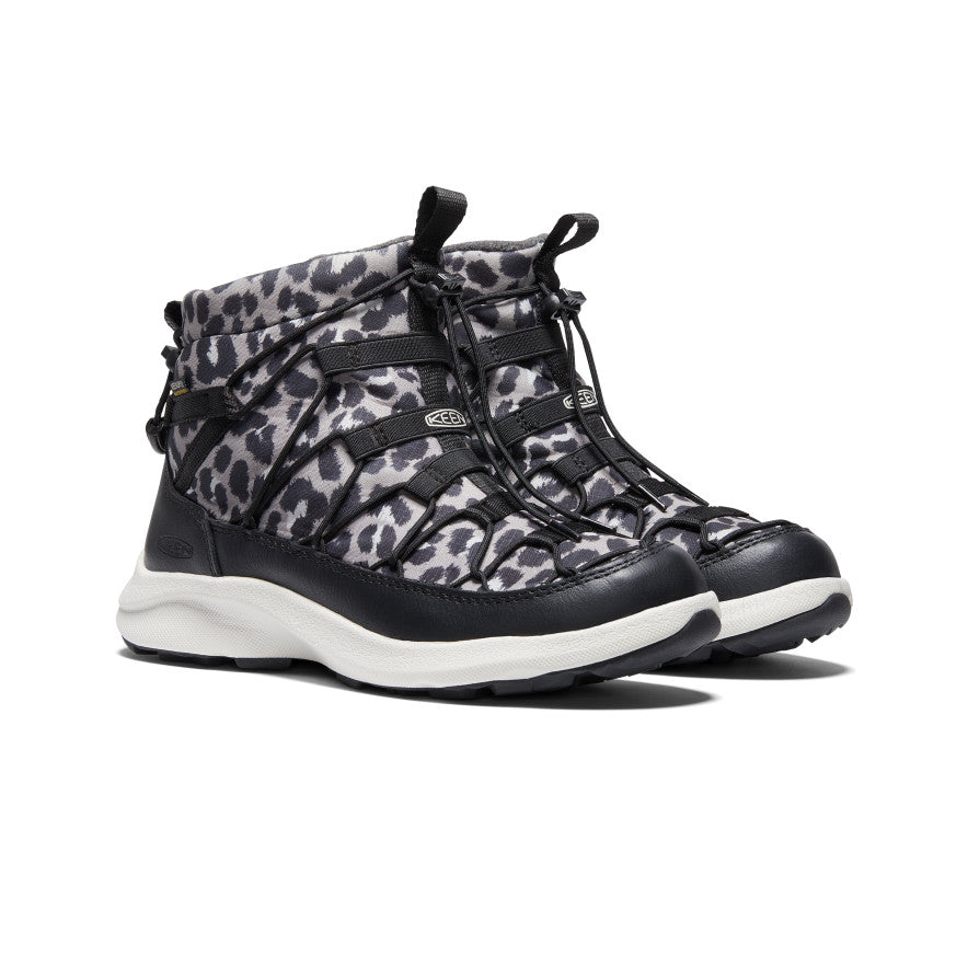 Keen Uneek SNK II Waterproof Sneeuwlaarzen Dames Zwart Zilver | MCV9228FQ