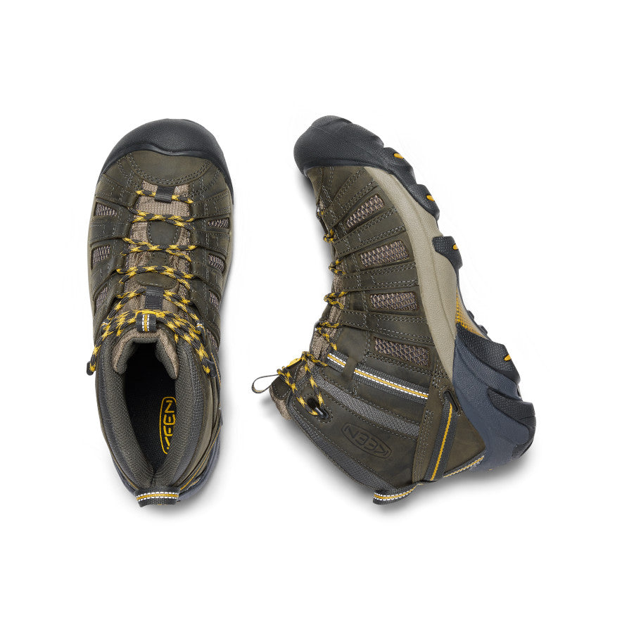 Keen Voyageur Mid Werkschoenen Heren Bruin Olijfgroen | YMX4674US