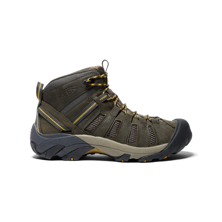 Keen Voyageur Mid Werkschoenen Heren Bruin Olijfgroen | YMX4674US