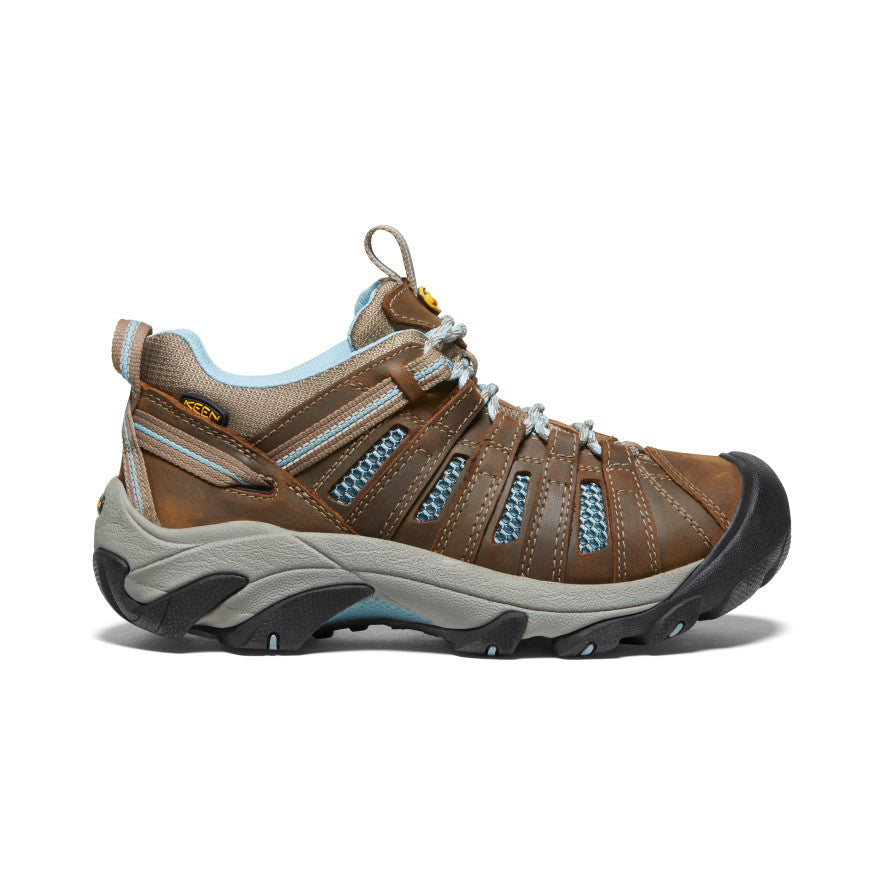 Keen Voyageur Werkschoenen Dames Bruin Blauw | EJK7557NV