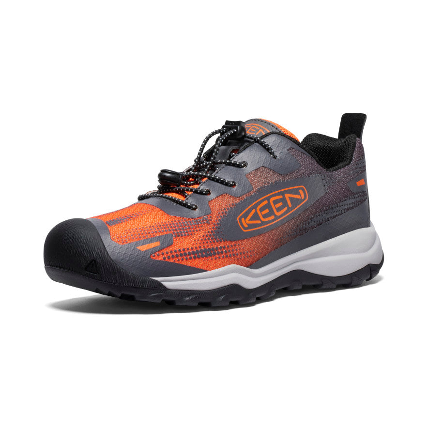 Keen Wanduro Speed Wandelschoenen Big Kinderen Grijs Dieprood | GFP6592UO