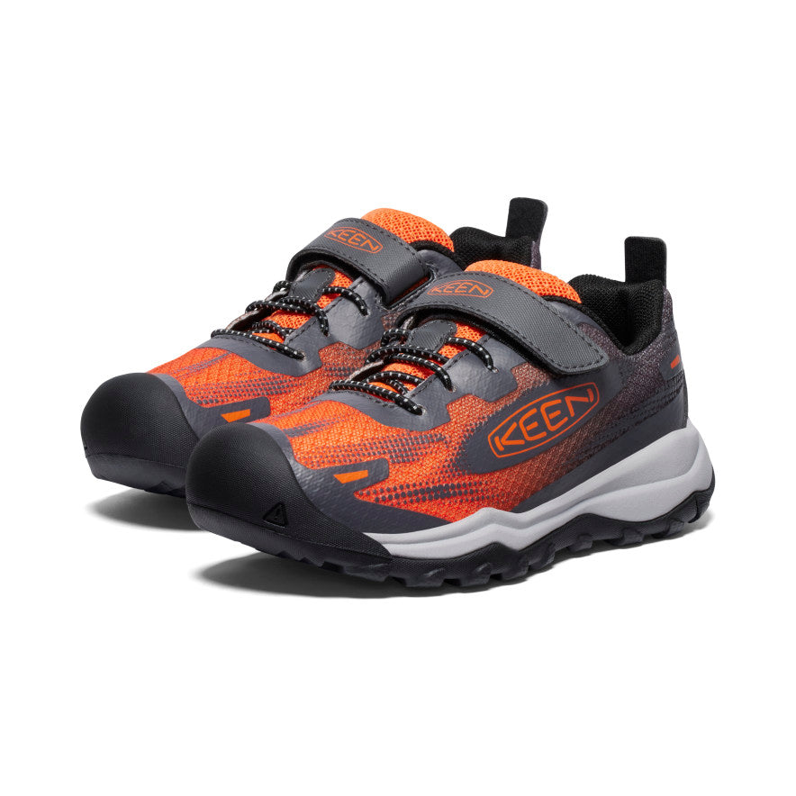 Keen Wanduro Speed Wandelschoenen Kinderen Grijs Dieprood | NPD5284OZ