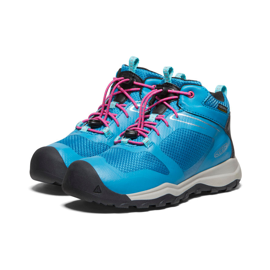 Keen Wanduro Waterproof Werklaarzen Big Kinderen Blauw Fuchsie Paars | IDN7690TH