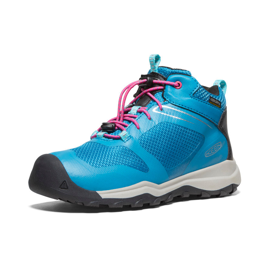 Keen Wanduro Waterproof Werklaarzen Big Kinderen Blauw Fuchsie Paars | IDN7690TH