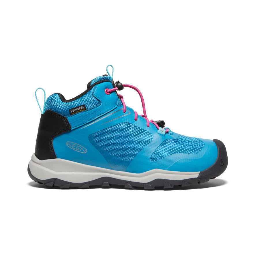 Keen Wanduro Waterproof Werklaarzen Big Kinderen Blauw Fuchsie Paars | IDN7690TH