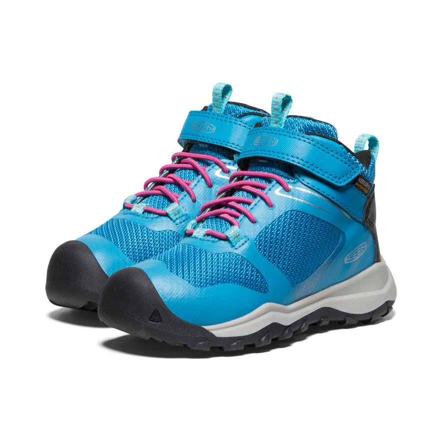 Keen Wanduro Waterproof Werklaarzen Kinderen Blauw Fuchsie Paars | RDU2954HS