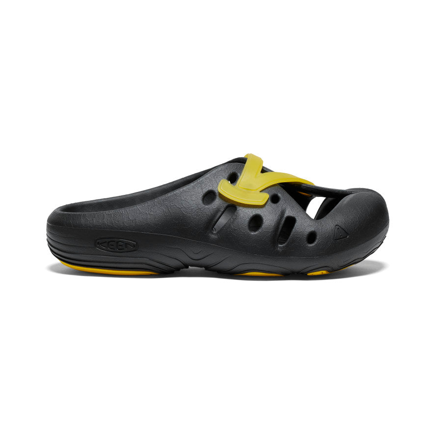 Keen Yogeez Clog Badslippers Heren Zwart Geel | WUN6176HV