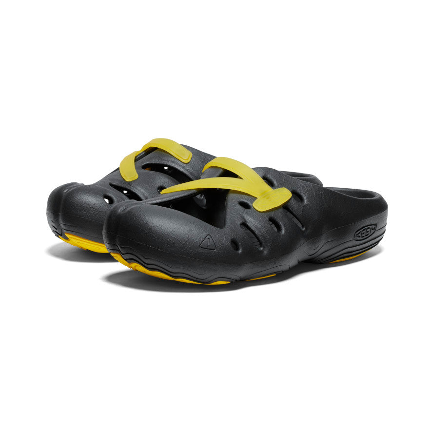 Keen Yogeez Clog Sandalen Dames Zwart Geel | UZM668YS