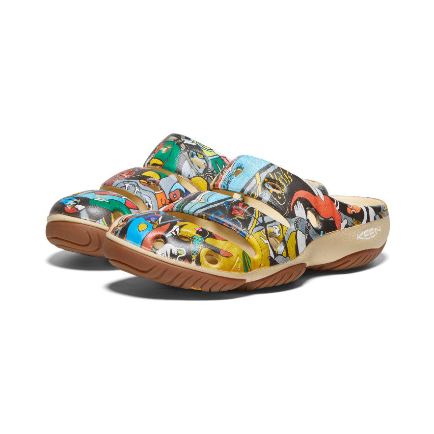 Keen Yogui Arts Clog x ARTPARA FUKAGAWA Badslippers Dames Gekleurd | PHM9937OZ