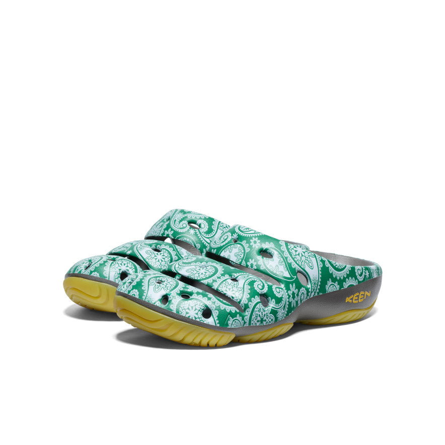 Keen Yogui Arts Clog x T.H.C. Badslippers Heren Groen | NQE7430NU