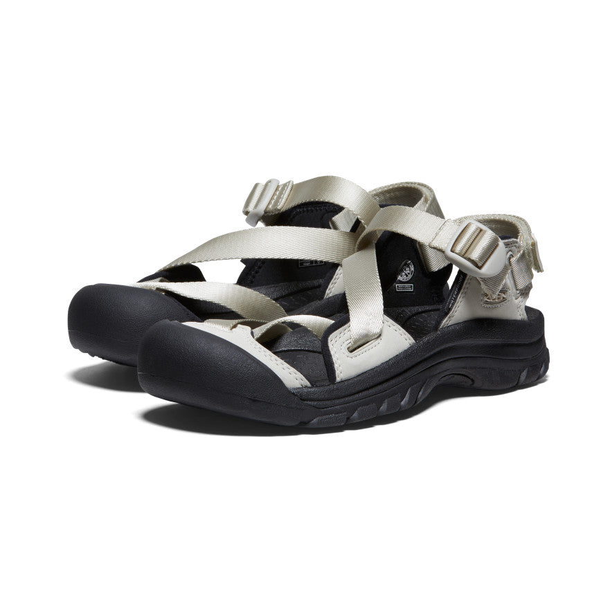 Keen Zerraport II Sandalen Dames Zilver Zwart | VWY2533JP