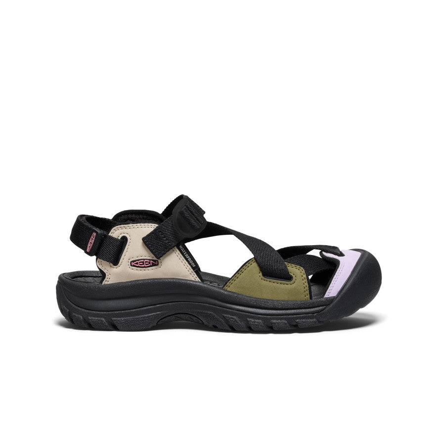 Keen Zerraport II x More Trees Sandalen Dames Zilver Zwart | OKX1163DY