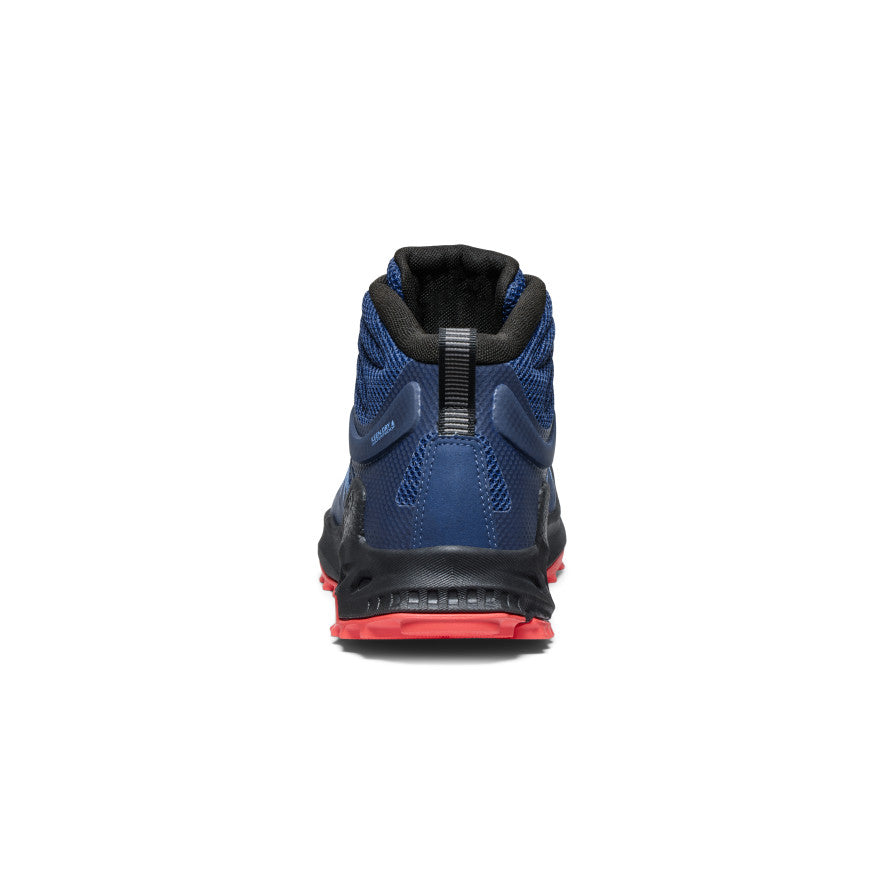 Keen Zionic Waterproof Wandellaarzen Heren Blauw Rood | SYP8445ZD